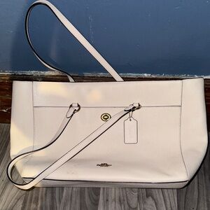 White Coach Tote Bag E2240-7824C